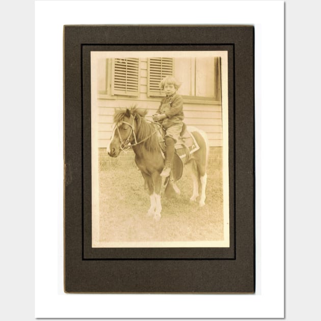 Young Boy and His Pony Wall Art by Rob Johnson Photography